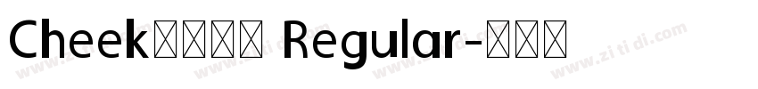 Cheekふぉんと Regular字体转换